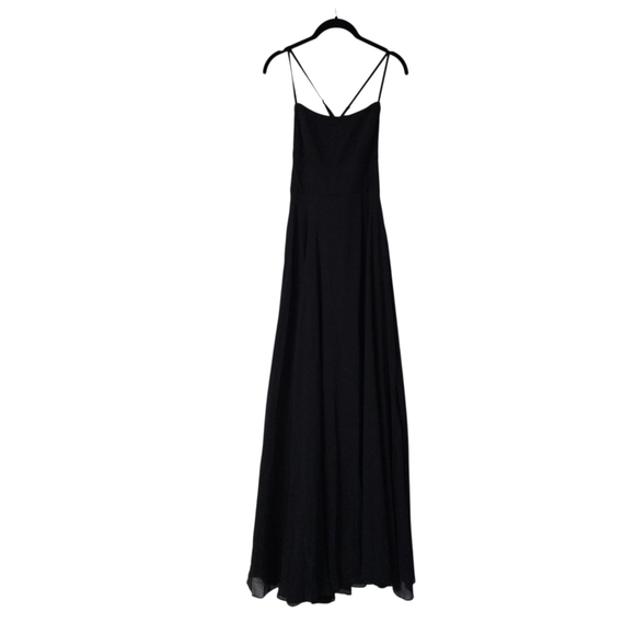 LULUS Mythical Kind of Love Black Maxi Dress Small - Picture 4 of 4